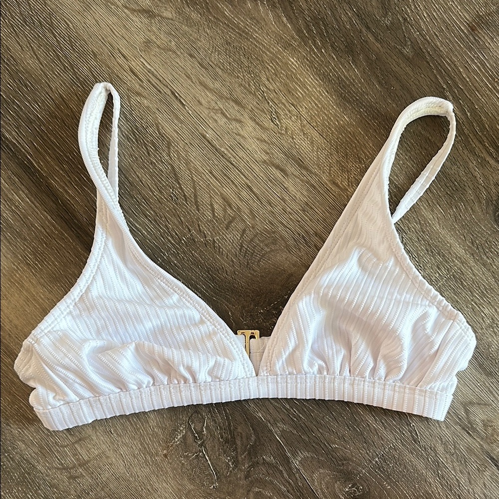 White bikini top